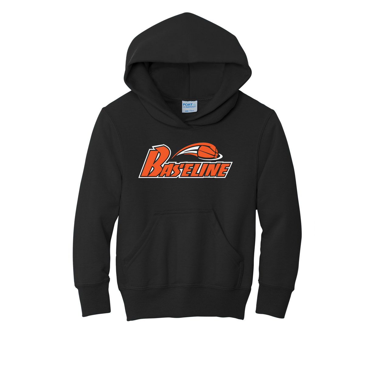 BASELINE BASKETBALL - Youth Core Fleece Pullover Hooded Sweatshirt