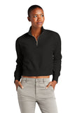 Joan's Studio of Dance - 1/4 Zip Cropped Ladies Sweatshirt