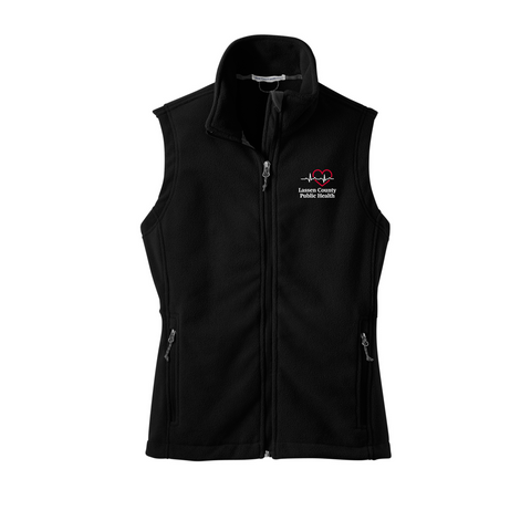 LASSEN COUNTY PUBLIC HEALTH -  Fleece Zip Up Vest