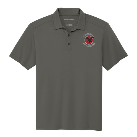 Ravendale Fire Station - Port Authority C-FREE Snag-Proof Polo - Grey Steel