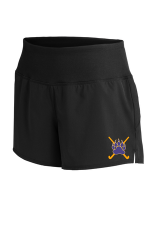 LHS FIELD HOCKEY - Ladies Running Shorts - BLACK