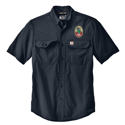 California Interagency Incident Management Team 5 - CT105292 Carhartt Force® Solid Short Sleeve Shirt NAVY