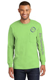 B&J Surveying, Inc. - Port & Company Long Sleeve Essential Pocket Tee